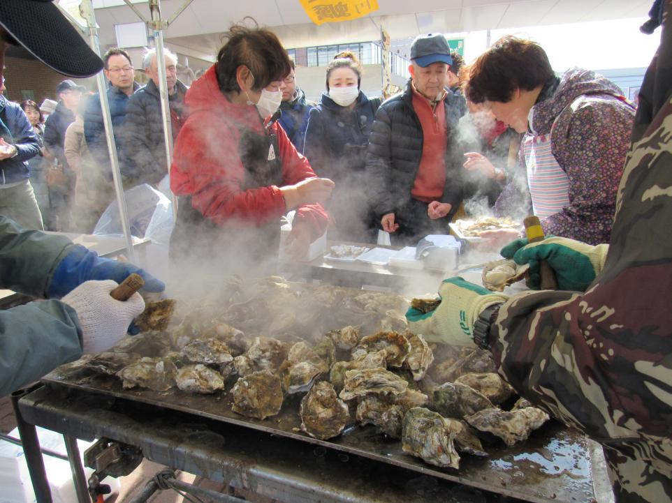 マリンゲート塩釜 塩釜 桂島 牡蠣まつり イベントカレンダー 塩竈観光物産協会